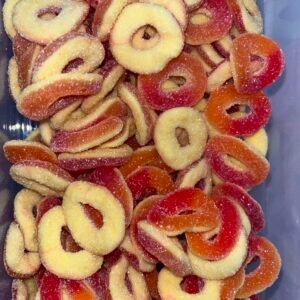 Anneaux pêches sucrées